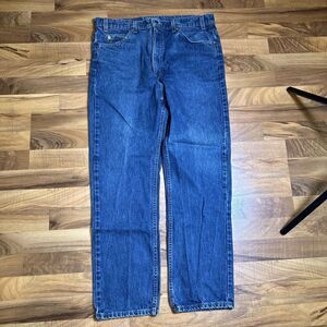 Vtg Levi's 505 38x30 Regular Fit Straight Leg Dark Wash‎